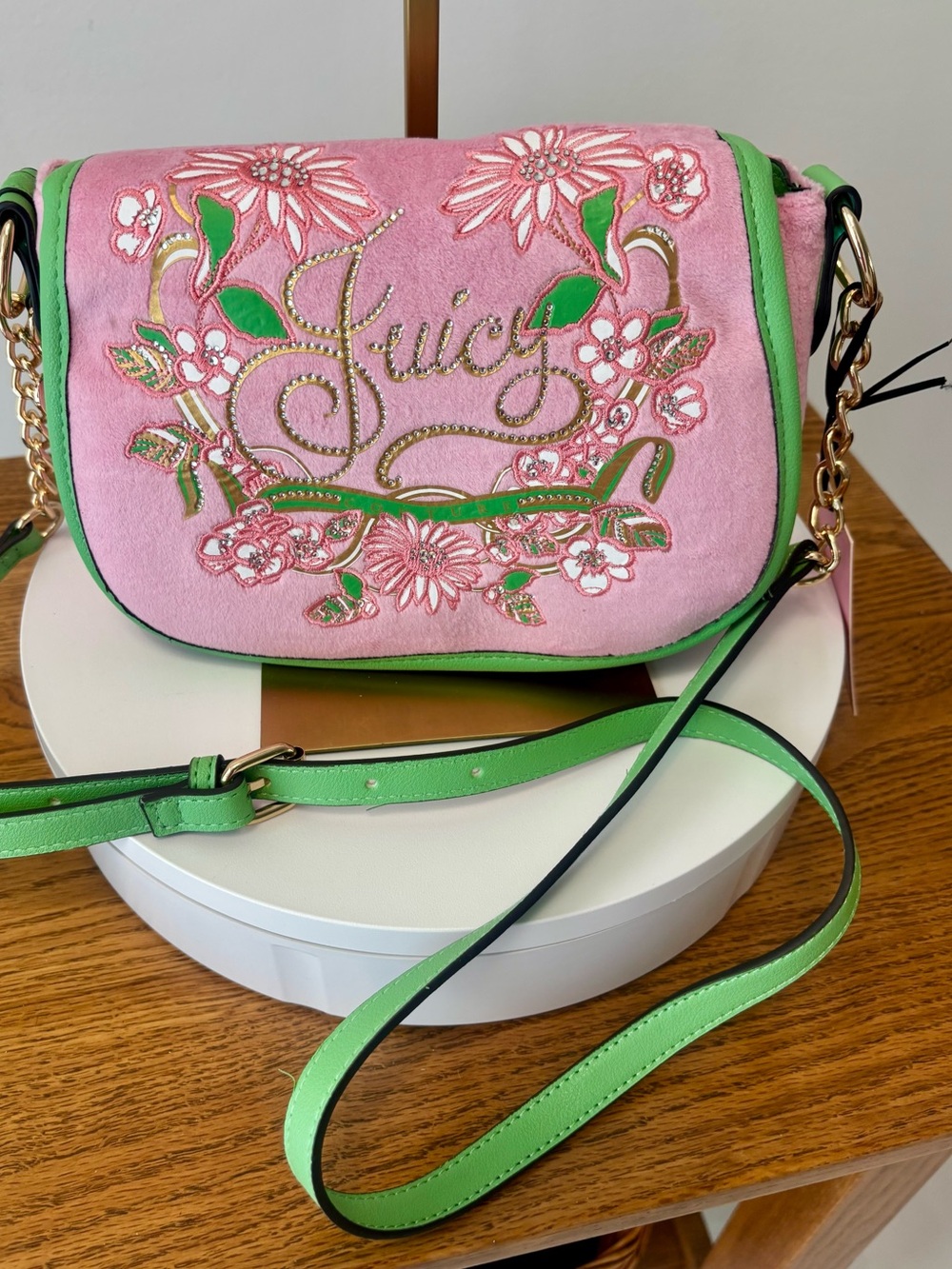 Juicy Couture NWT Pink Crossbody in Cherry Blossom